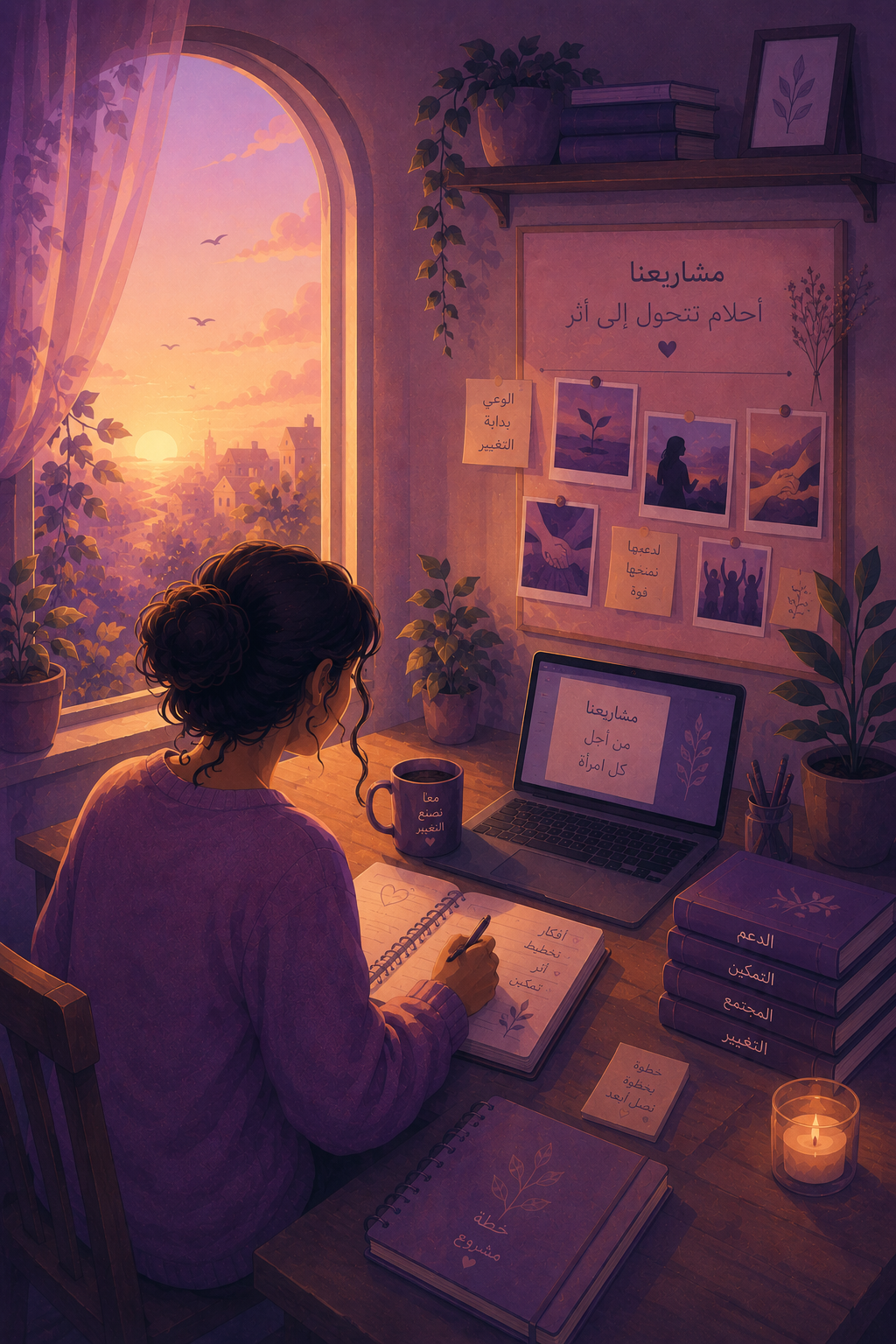 تفاصيل بصرية من صفحة المشروعات